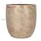 Hello Honey® 12" Metallic Gold Coastal Embossed Textured Stoneware Planter